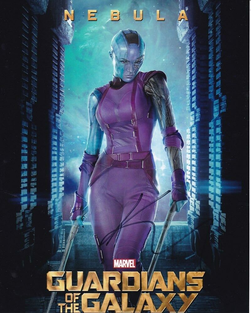 Karen Gillan Autographed 2018 Avengers Infinity War Nebula