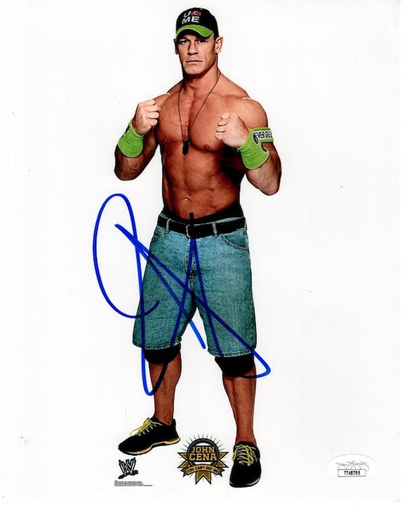 WWE ジョン・シナ 直筆サインミニ色紙とバスケットシャツ WWE ジョン・シナ 直筆サインミニ色紙とバスケットシャツ