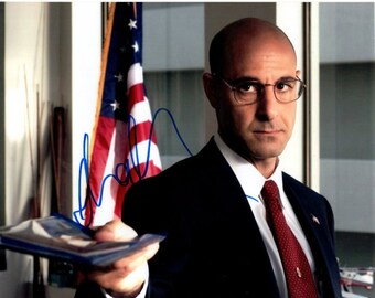 Stanley Tucci signed autographed 8x10 The Terminal Frank Dixon photo