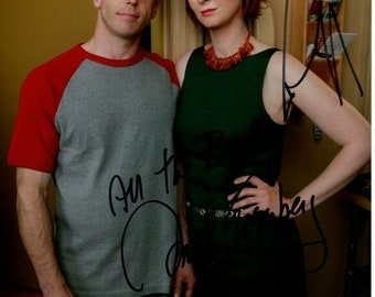David Eigenberg and Cynthia Nixon signed autographed 8x10 sex and the city photo
