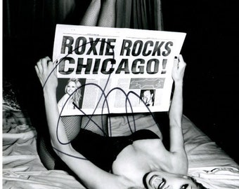 Pamela Pam Anderson firmada autografiada 8x10 Chicago Roxie Hart foto