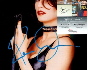 Famke Janssen signed autographed 8x10 james bond 007 golden eye xenia onatopp photo JSA