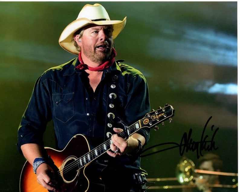 Toby Keith Signed Autographed 8x10 Photo - Etsy