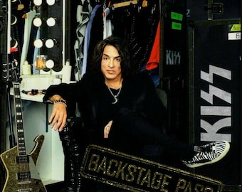 貴重KISS直筆サイン　プロモーショングッズ　　　ポール・ジーン KISS キッス・メンバー直筆サイン入り 限定写真集 KISSTORY