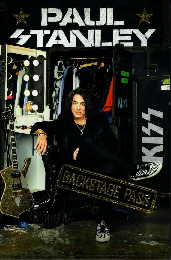 KISSのポール・スタンレーさんの直筆サイン付き非売品グラフィックパネル KISSのポール・スタンレーさんの直筆サイン付き非売品