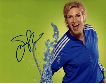 Jane Lynch signed autographed 8x10 glee sue sylvester photo