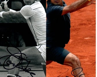 Photo Signée Roger Federer – Format 8x10 – Authentifiée Par Le Vendeur – Tennis