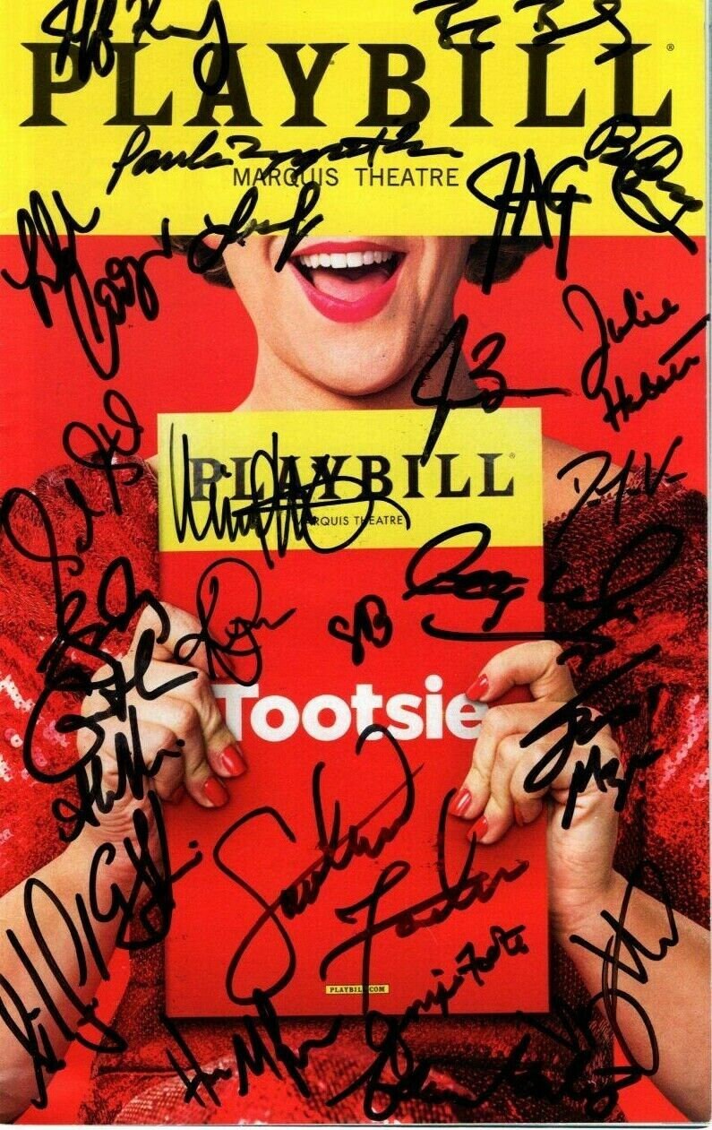 Tootsie Signed Autographed Cast Playbill - Etsy