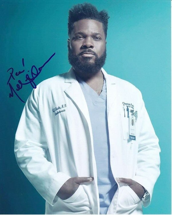 Malcolm-jamal Warner Signed Autographed 8x10 the Resident Dr. Aj Austin  Photo -  Finland