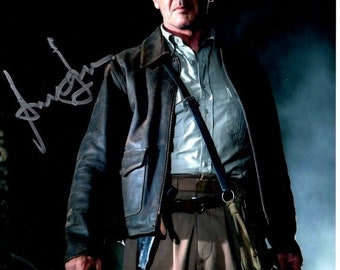 ハリソン・フォードのサイン入り8x10インディ・ジョーンズ写真 - Etsy 日本