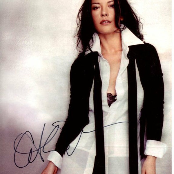 Catherine Zeta-Jones signed autographed 8x10 photo