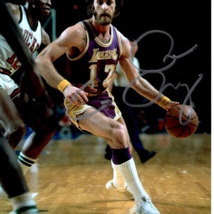 パット・ライリーのサイン入り8x10 NBAバスケットボールLAレイカーズ