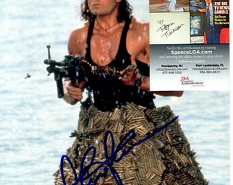 チャーリー・シーンのサイン入り11 x 14写真（ベケット認証済み