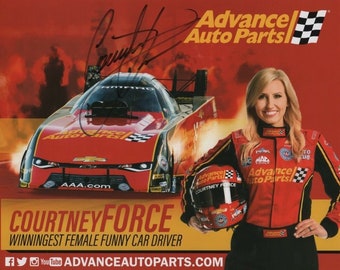 Courtney Force Signed Autographed 8x10 Nhra Espn Body Issue Photo - Etsy