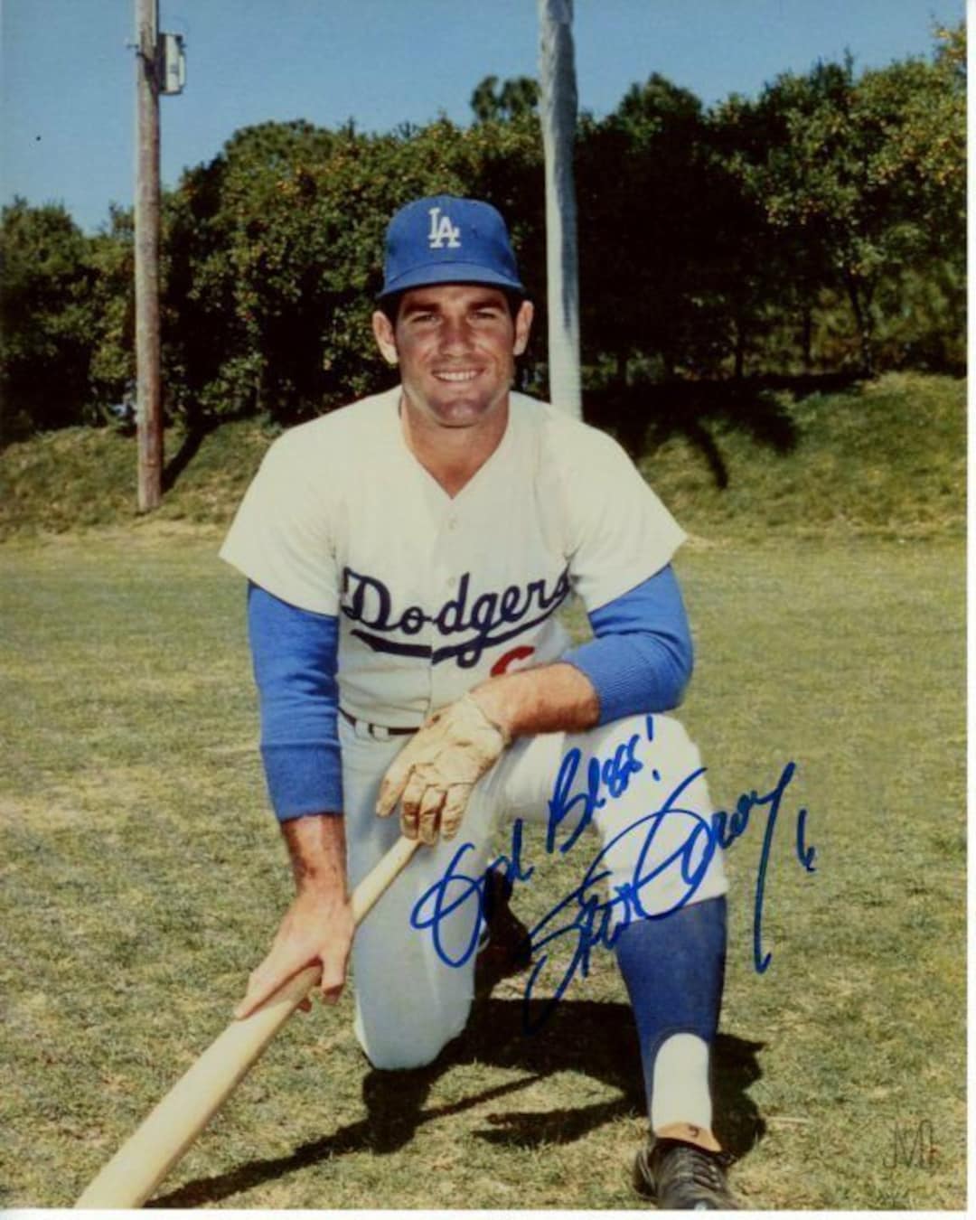 Steve Garvey Signed Autographed 8x10 Mlb L.a. Los Angeles Dodgers Photo