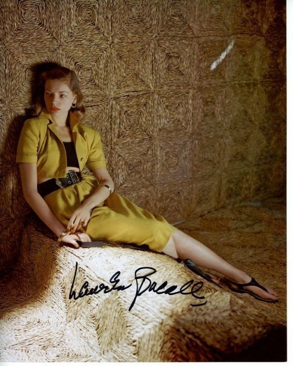 Lauren Bacall Signed Autographed 8x10 Photo - Etsy