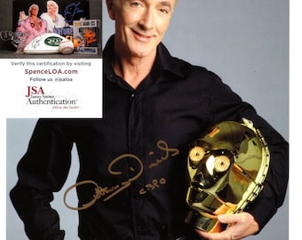 Star Wars C-3PO サイン入 額装 アンソニーダニエルズ氏 証明書付 アンソニー・ダニエルズ直筆サイン入り 8x10 スターウォーズ C3PO 写真