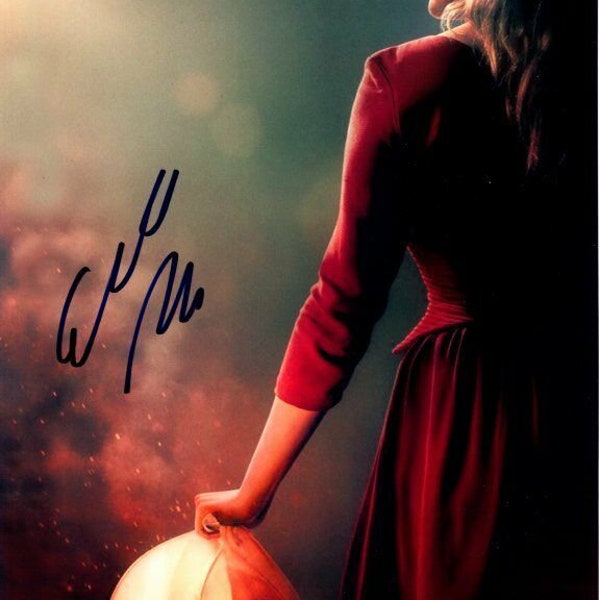 Elisabeth Moss signed autographed 8x10 the handmaid's tale june osborne photo