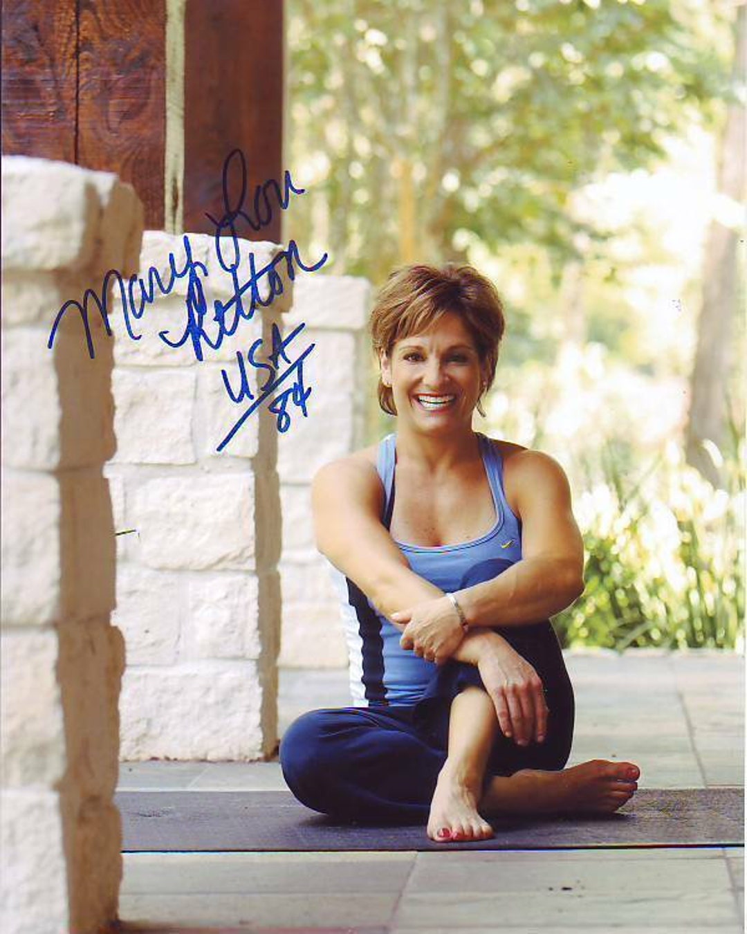 Mary Lou Retton Signed Autographed 8x10 Photo Usa 1984 Olympic Gymnast