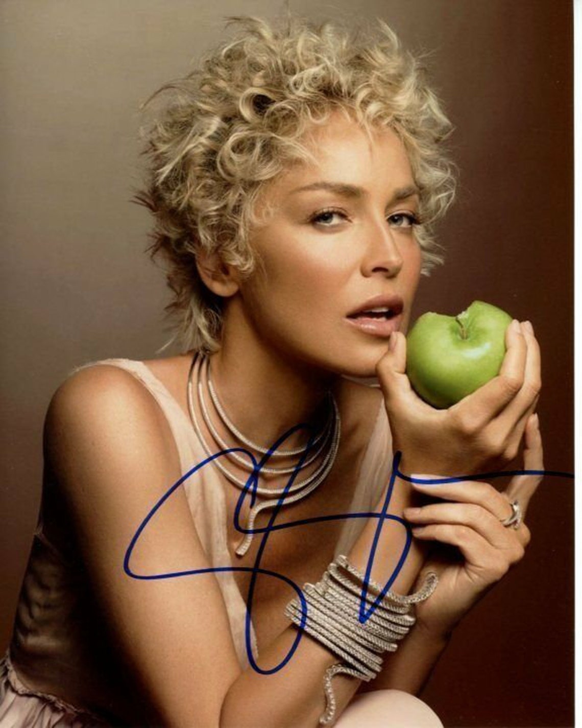 SHARON STONE signed autographed photo COA Hologram main image 1