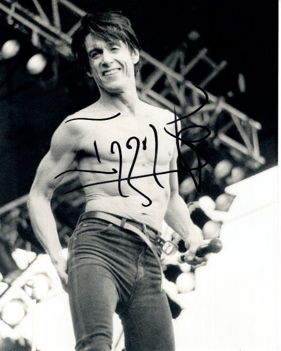 イギー・ポップのサイン入り8x10写真 - Etsy 日本