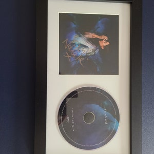 Puede incluir: Un CD enmarcado con una portada negra y azul que presenta a una mujer con los ojos cerrados. El CD se titula "Firebird" de Natalie Imbruglia. La portada del álbum está firmada por Natalie Imbruglia.