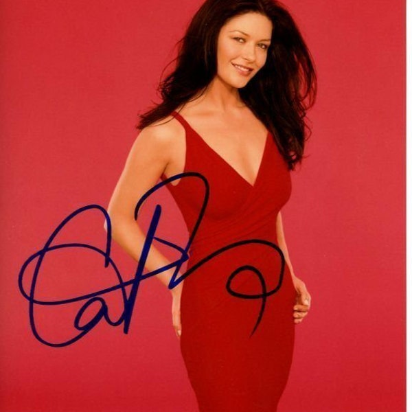 Catherine Zeta-Jones signed autographed 8x10 photo