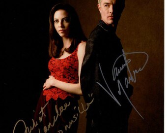 James Marsters & Juliet Landau signed autographed 8x10 Buffy The Vampire Slayer photo
