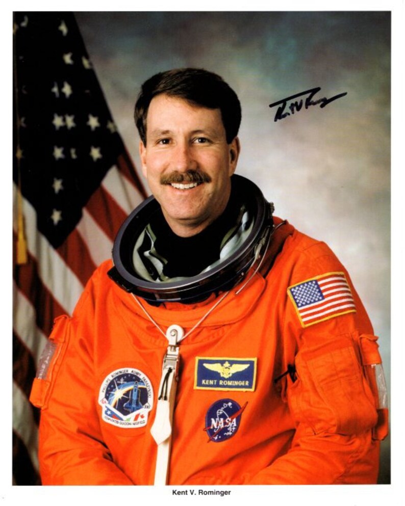 Kody Rominger Kent V. Rominger Signed Autographed 8x10 NASA Astronaut Litho Photo - Etsy