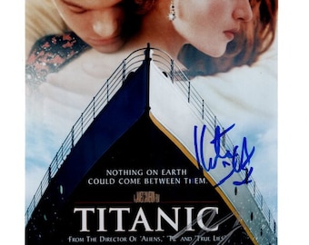 レオナルド・ディカプリオとケイト・ウィンスレットのサイン入り8x10