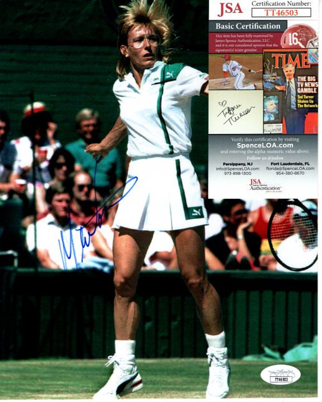 Martina Navratilova Signed Autographed 8x10 Tennis Photo - Etsy