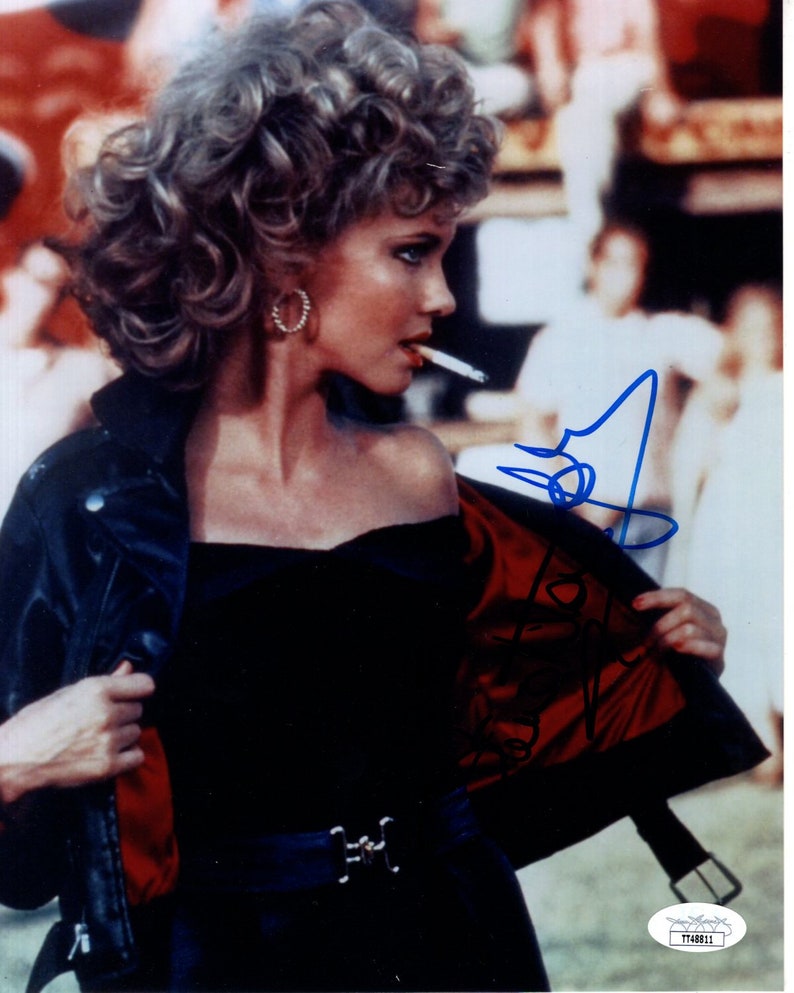 Olivia Newton-john Signed 8x10 Grease Sandy Photo JSA - Etsy