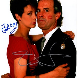 Jamie Lee Curtis und John Cleese signierten 8x10 A Fish Called Wanda Photo JSA