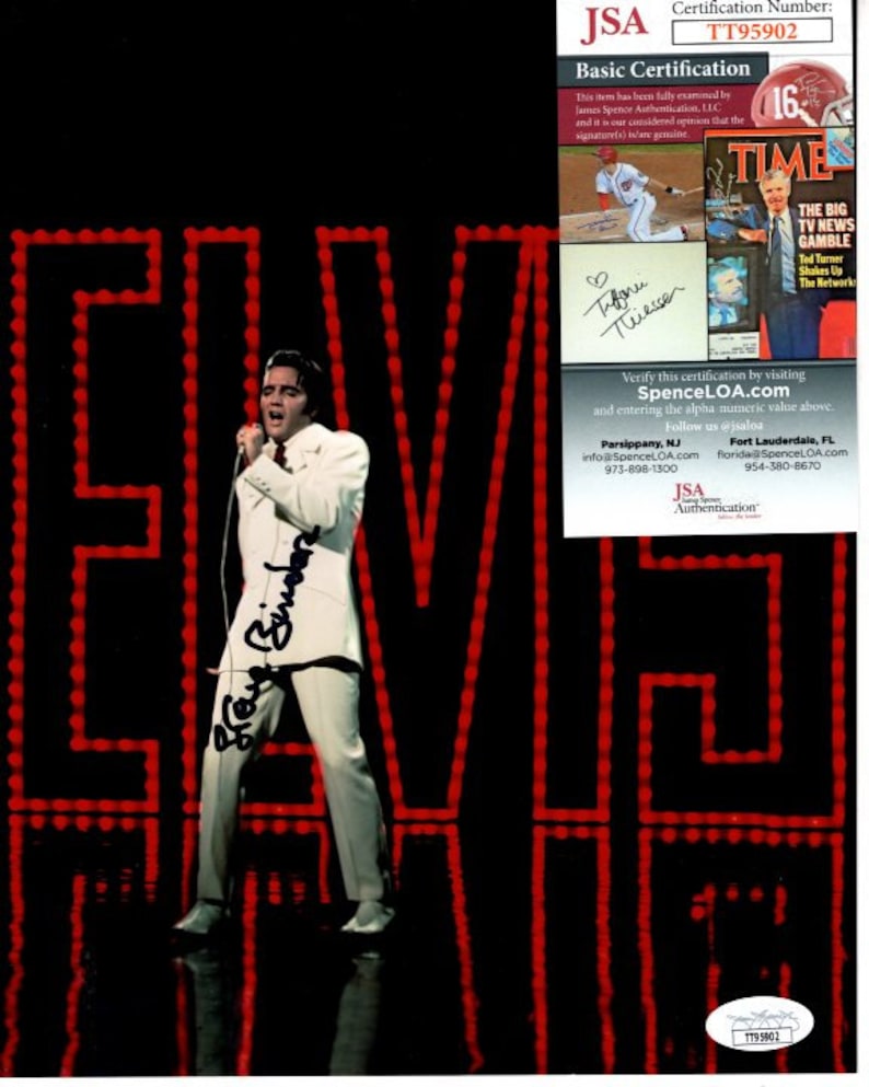 Steve Binder Signed 8x10 Elvis Presley Photo JSA Etsy