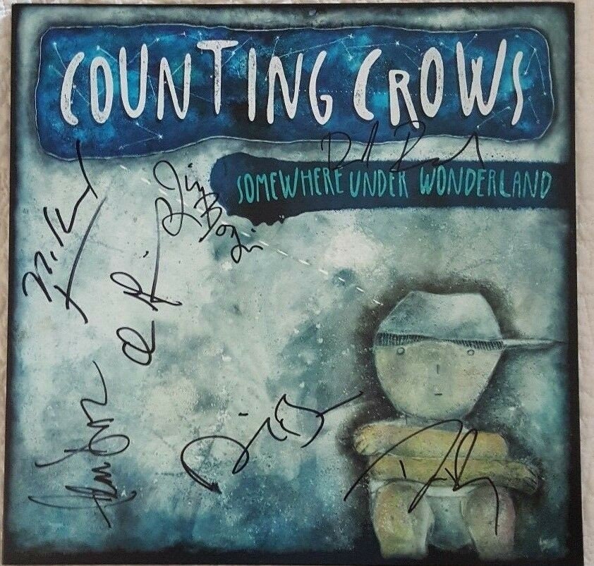 デスコア The Raven Autarchy / 3枚セット サイン入り Adam Duritz Counting Crows Authentic Signed 3x5 Index Card BAS Slabbed