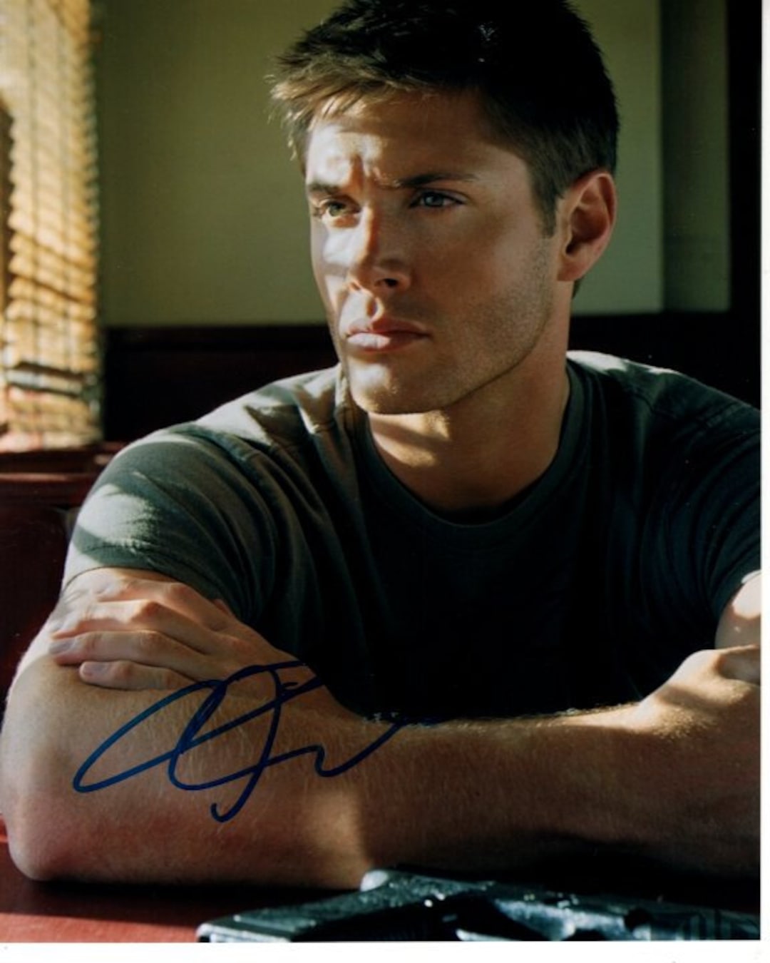 Jensen Ackles Signed Autographed 8x10 Photo ( Supernatural Dean