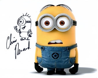 Chris Renaud signed autographed 8x10 Despicable Me Minions photo w/ sketch