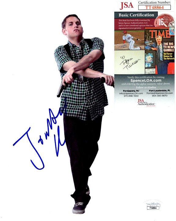 Jonah Hill Signed 8x10 21 Jump Street Schmidt Photo Jsa - Etsy