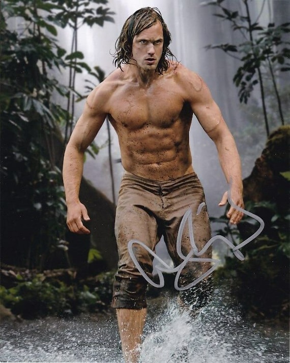 アレクサンダー・スカルスガルドの直筆サイン入りターザン