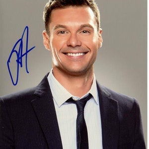 Ryan Seacrest signed autographed 8x10 american idol photo