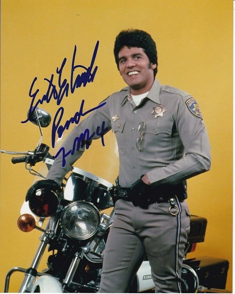 Erik Estrada Signed Autographed Chips Frank Ponch Poncherello Etsy