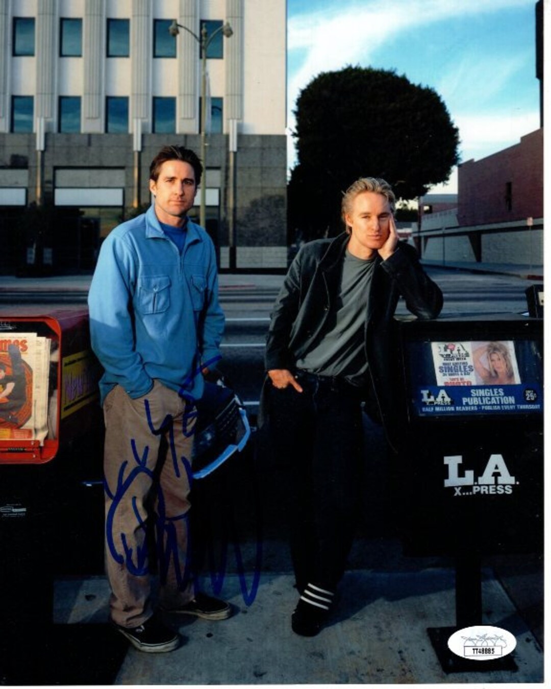 Luke and Owen Wilson Signed 8x10 Photo JSA - Etsy