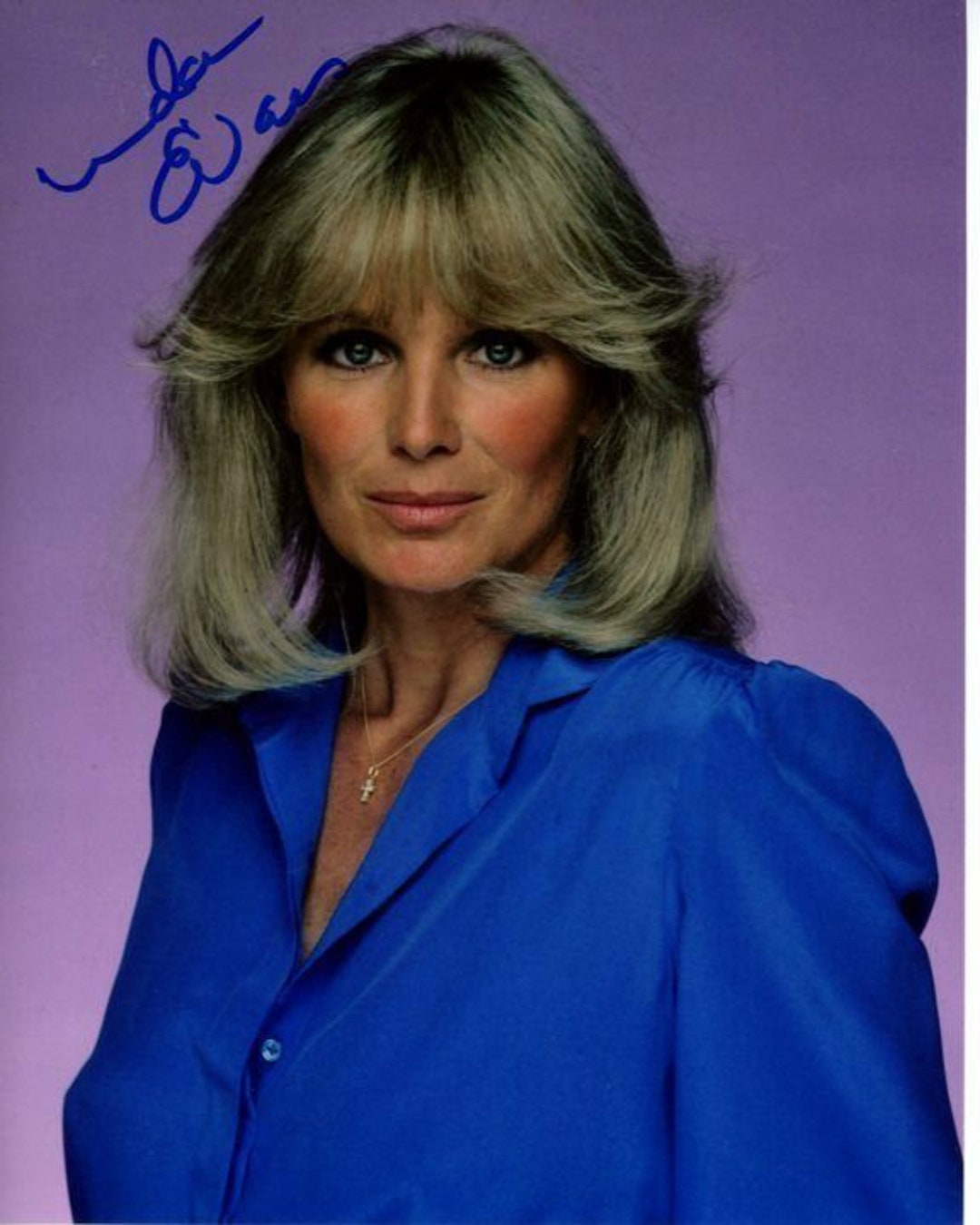 Linda Evans Signed Autographed 8x10 Dynasty Krystle Carrington Etsy