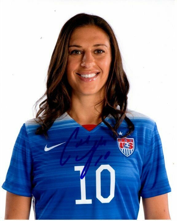 アメリカ代表　カーリーロイド 証明書直筆サイン入りフォト Carli Lloyd Carli Lloyd Signed Autographed Soccer 8x10 Photo - Etsy Denmark