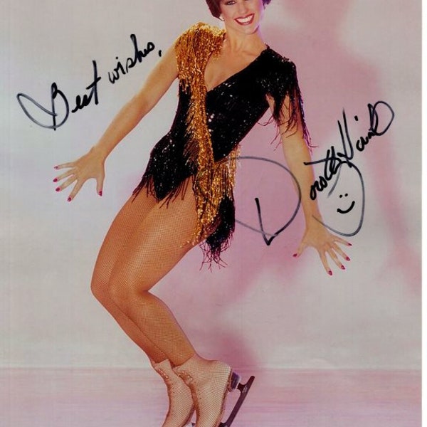 Dorothy Hamill signed autographed 8x10 Olympic Ice Skater photo