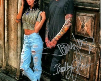 超レア！モトリー・クルー/トミー・リー　サイン入りジャンボ生写真（証書付） 超レア！モトリー・クルー/トミー・リー サイン入りジャンボ生写真