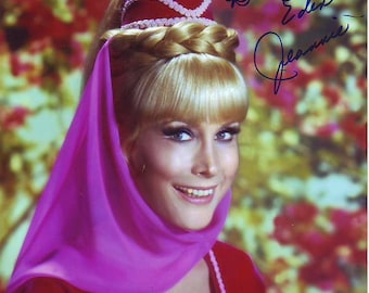Barbara Eden signiert und signiert Ich träume von jeannie 8x10 Foto