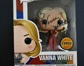Vanna white signed autographed wheel of fortune chase 775 funko pop figure