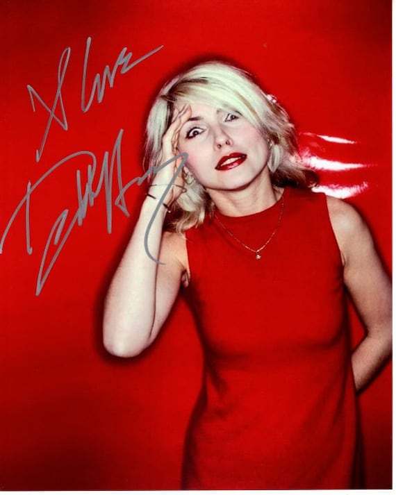 Debbie Harry Signed Autographed 8x10 Blondie Photo - Etsy