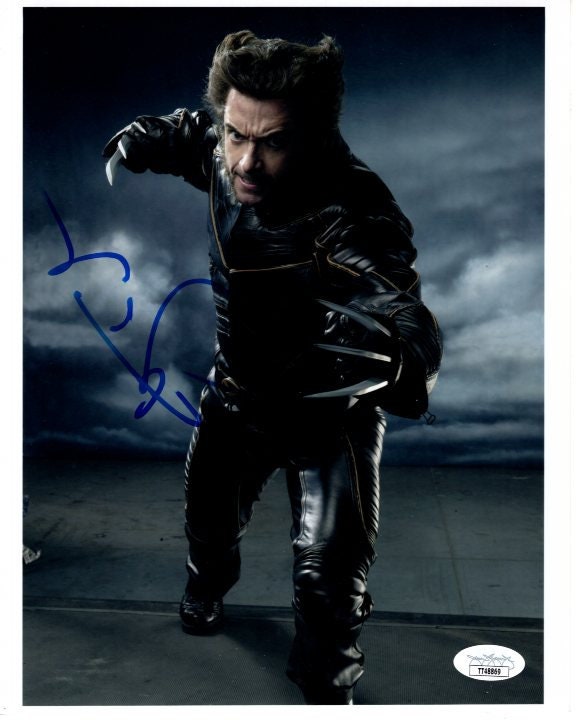 ヒュー・ジャックマン 直筆サイン ウルヴァリン 写真 X-Men Marvel ヒュー・ジャックマンのサイン入り8x10ウルヴァリン写真JSA - Etsy 日本